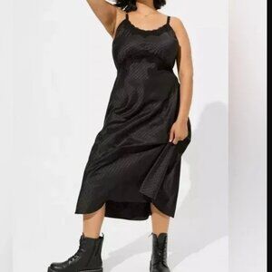 torrid Black Maxi Slip Dress